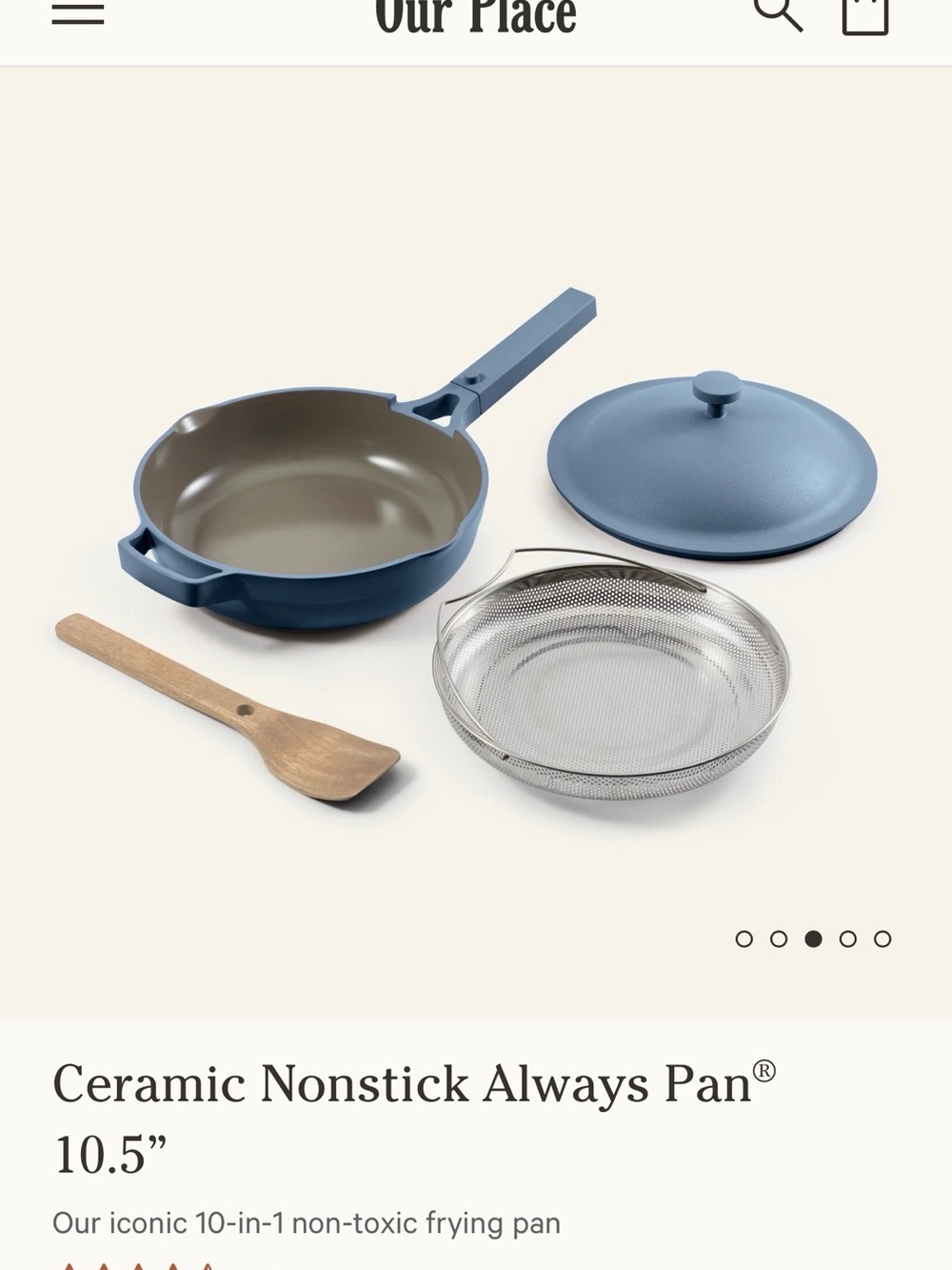 Our Place Ceramic Nonstick Always Pan® 10.5 - Picture 2 of 7